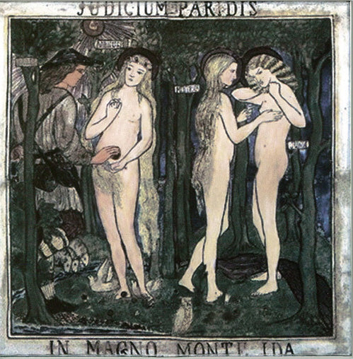 ウィリアム・モリス・タイル Judgement of Paris パリスの審判